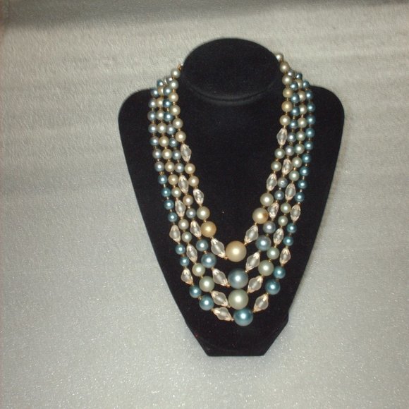 Jewelry Lovely Vintage 4 Strand Pearl Necklace Poshmark